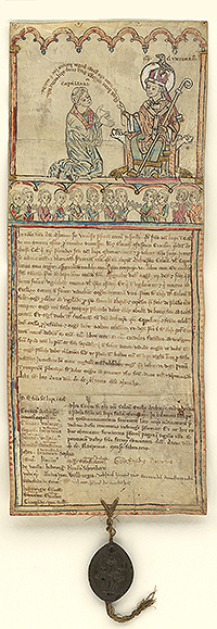 Urkunde der Lupus-Bruderschaft von 1246